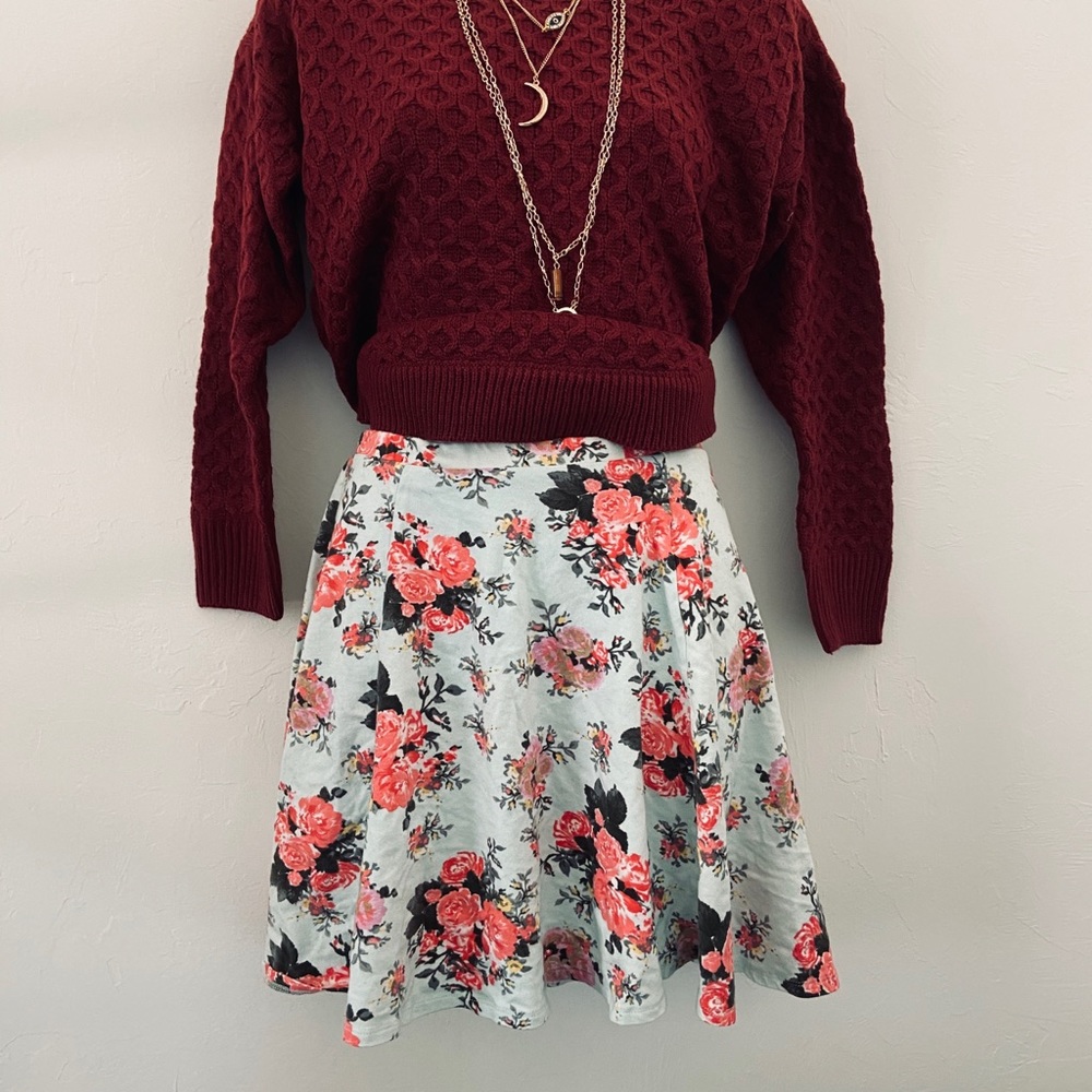 Cute floral skirt